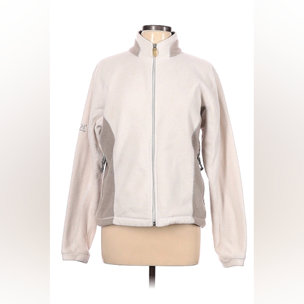Helly Hansen women's fleece - size large - cream and grey